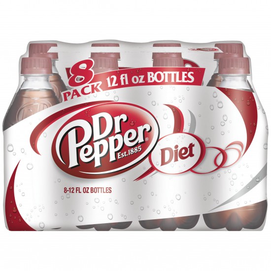 Diet Dr Pepper Soda, 12 Fl. Oz., 8 Count