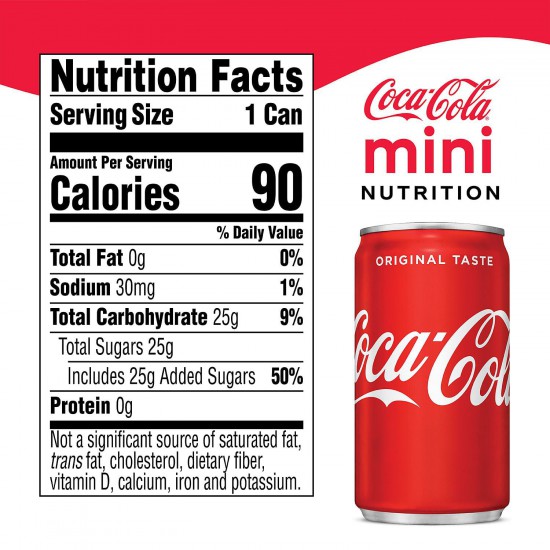 Coca-Cola Mini Cans (7.5 Ounce, 30 Pack)
