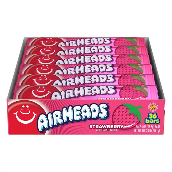 Airheads Strawberry:15,6 g 36ct