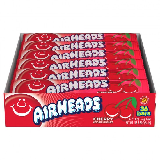Airheads Cherry: .15,6 g  36ct