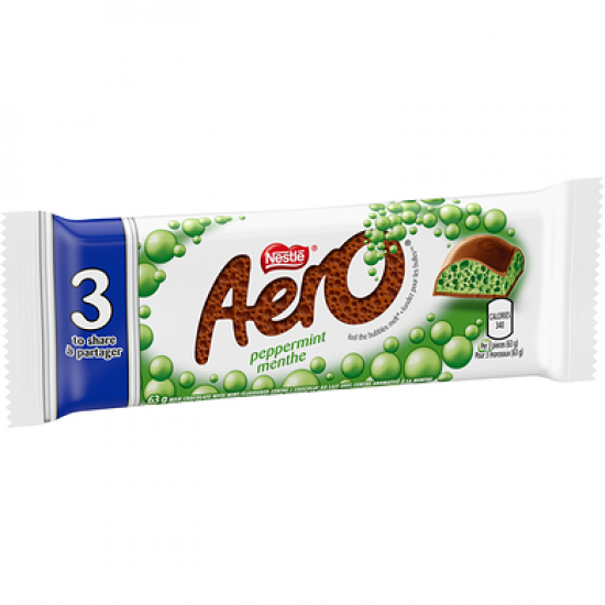 Aero Peppermint Chocolate King Size 63g - Case of 48