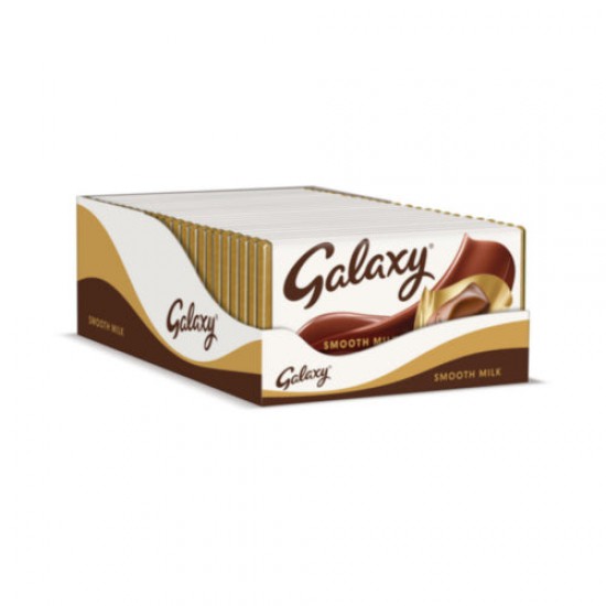 Galaxy Smooth Milk Chocolate Bar 100G - Case Of 24 (UK Imported)