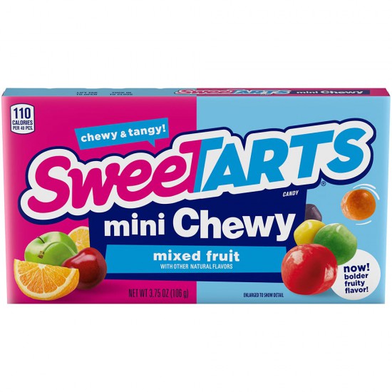 Sweetarts Mini Chewy Mixed Fruit 106g Theater Box (Case of 12)
