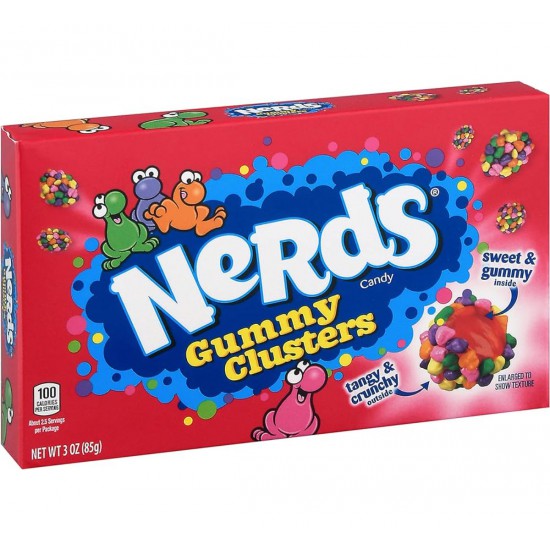 Nerds Gummy Clusters Theater BoxNerds Gummy Clusters Theater Box 85g (Case of 12)