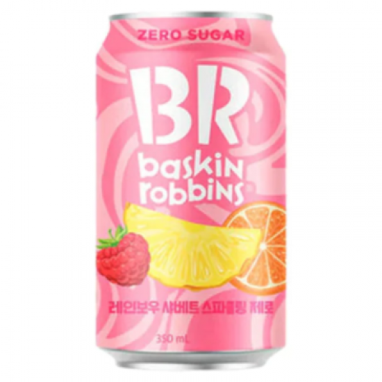 Baskin Robbins Rainbow Sherbet Sparkling Soda 350ml (Case of 24)   st