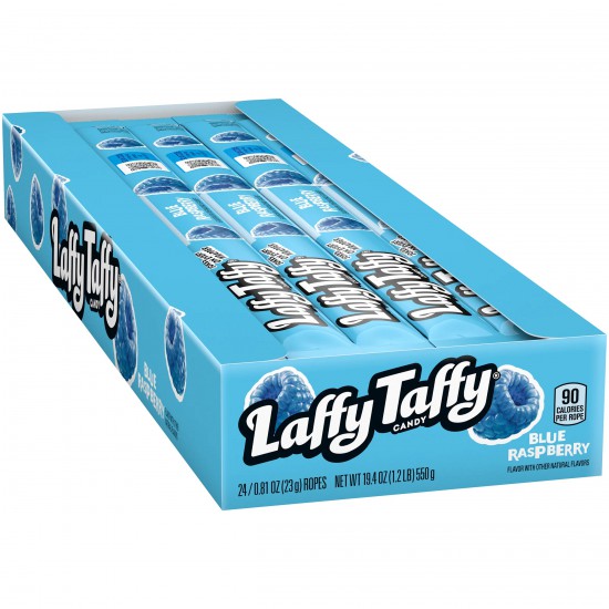 Laffy Taffy Rope Wild Blue Raspberry, 23 g, Case of 24