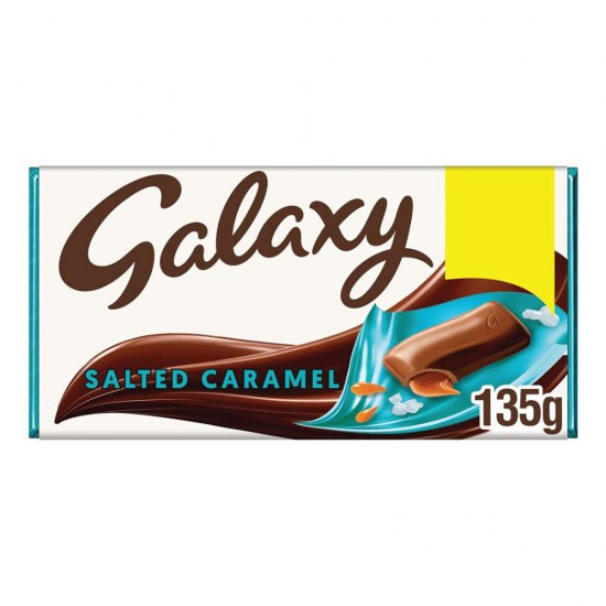 Galaxy Salted Caramel Bar 135G - Case Of 24 - UK