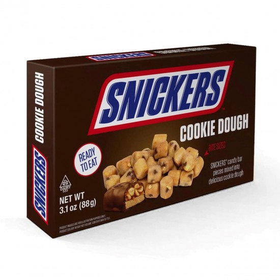  Snickers Cookie Dough Theater Size 88g - Case of 12