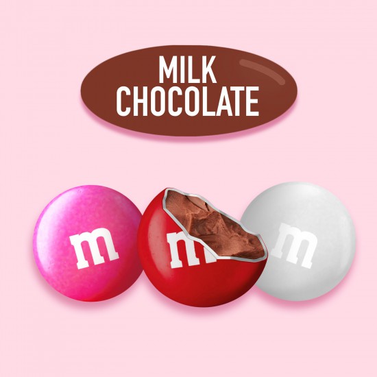 M&M's Valentines Day Milk Chocolate Candy, Cupid's Mix - 10 oz