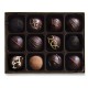 Godiva 14227 Chocolatier Dark Chocolate Truffles Assorted Chocolate Gift Box, 12-Ct.
