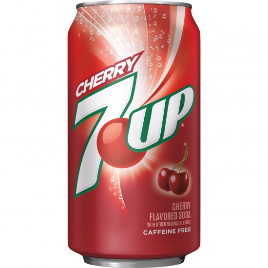 7UP Cherry Flavored Soda, 12 fl oz cans, 12 pack