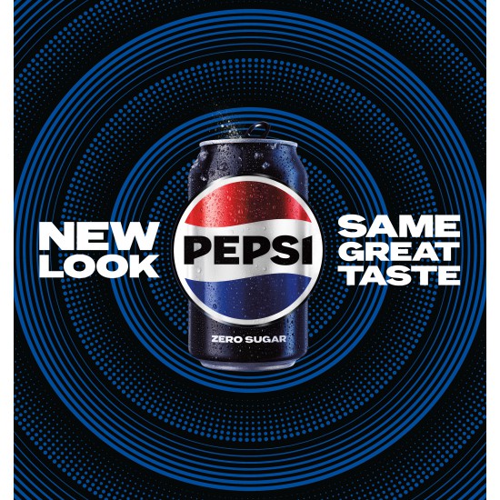 Pepsi Cola Zero Sugar Mango Soda Pop, 12 oz, 12 Pack Cans
