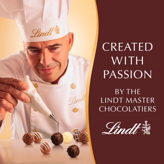 Lindt Gourmet Chocolate Candy Truffles Gift Box, 6.8 oz.