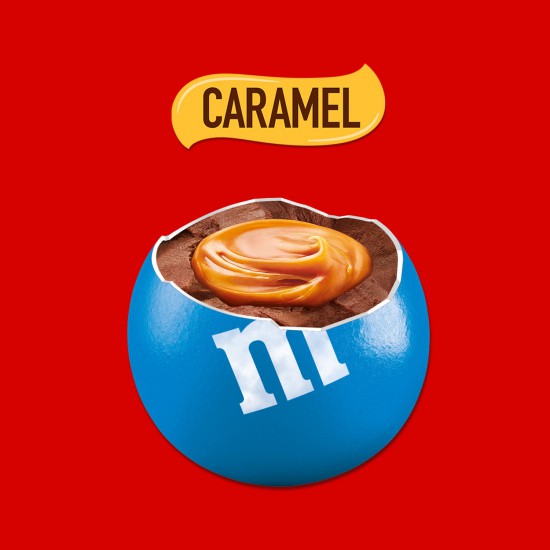 M&M's Caramel Milk Chocolate Candy, Family Size- 17.24 oz Bag