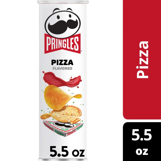 Pringles Pizza Potato Crisps Chips, 5.5 oz