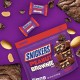 Snickers Peanut Brownie Squares Fun Size Chocolate Candy Bars, 6.61 Oz Sharing Size Bag
