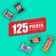 Snickers, Twix, Milky Way, 3 Musketeers Assorted Milk Chocolate Candy Bars - 125 Ct