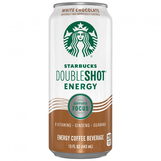 Starbucks Doubleshot Energy White Chocolate Coffee Energy Drink, 15 oz Can  12 ct