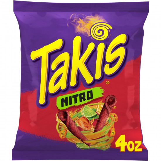 Takis Fuego Rolled Tortilla Chips Hot Chili Pepper & Lime - 1